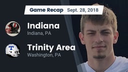 Recap: Indiana  vs. Trinity Area  2018