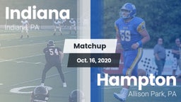 Matchup: Indiana  vs. Hampton  2020