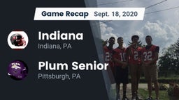 Recap: Indiana  vs. Plum Senior  2020