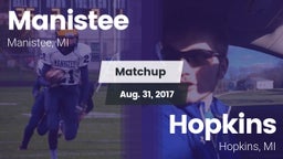 Matchup: Manistee  vs. Hopkins  2017