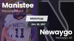 Matchup: Manistee  vs. Newaygo  2017