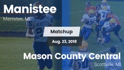 Matchup: Manistee  vs. Mason County Central  2018