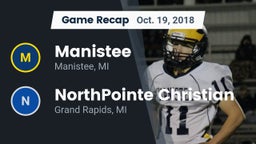 Recap: Manistee  vs. NorthPointe Christian  2018