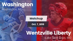 Matchup: Washington High vs. Wentzville Liberty  2016