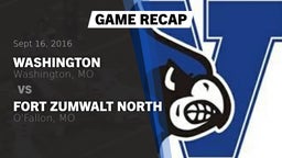 Recap: Washington  vs. Fort Zumwalt North  2016