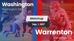 Matchup: Washington High vs. Warrenton  2017