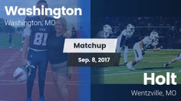 Matchup: Washington High vs. Holt  2017