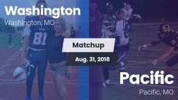 Matchup: Washington High vs. Pacific  2018