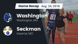 Recap: Washington  vs. Seckman  2018