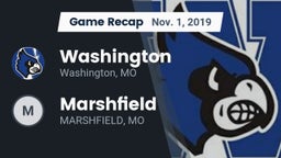 Recap: Washington  vs. Marshfield  2019