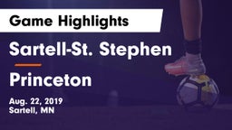 Sartell-St. Stephen  vs Princeton  Game Highlights - Aug. 22, 2019