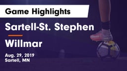 Sartell-St. Stephen  vs Willmar  Game Highlights - Aug. 29, 2019