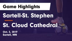 Sartell-St. Stephen  vs St. Cloud Cathedral Game Highlights - Oct. 3, 2019