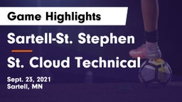 Sartell-St. Stephen  vs St. Cloud Technical  Game Highlights - Sept. 23, 2021