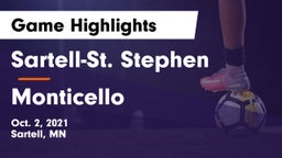 Sartell-St. Stephen  vs Monticello  Game Highlights - Oct. 2, 2021