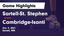 Sartell-St. Stephen  vs Cambridge-Isanti  Game Highlights - Oct. 9, 2021