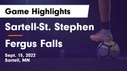 Sartell-St. Stephen  vs Fergus Falls  Game Highlights - Sept. 15, 2022