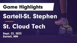 Sartell-St. Stephen  vs St. Cloud Tech Game Highlights - Sept. 22, 2022