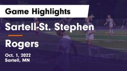 Sartell-St. Stephen  vs Rogers  Game Highlights - Oct. 1, 2022