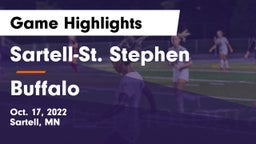 Sartell-St. Stephen  vs Buffalo  Game Highlights - Oct. 17, 2022