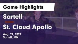 Sartell  vs St. Cloud Apollo  Game Highlights - Aug. 29, 2023