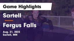 Sartell  vs Fergus Falls  Game Highlights - Aug. 31, 2023