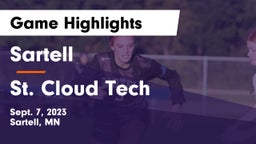 Sartell  vs St. Cloud Tech Game Highlights - Sept. 7, 2023