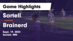 Sartell  vs Brainerd  Game Highlights - Sept. 19, 2023