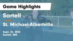 Sartell  vs St. Michael-Albertville  Game Highlights - Sept. 26, 2023