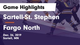 Sartell-St. Stephen  vs Fargo North  Game Highlights - Dec. 26, 2019
