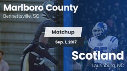 Matchup: Marlboro County vs. Scotland  2017