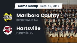 Recap: Marlboro County  vs. Hartsville  2017