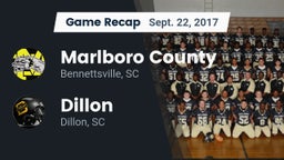 Recap: Marlboro County  vs. Dillon  2017