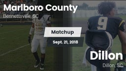 Matchup: Marlboro County vs. Dillon  2018