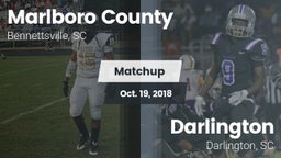Matchup: Marlboro County vs. Darlington  2018