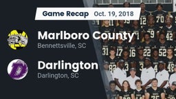 Recap: Marlboro County  vs. Darlington  2018