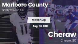 Matchup: Marlboro County vs. Cheraw  2019