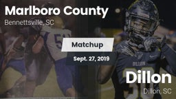 Matchup: Marlboro County vs. Dillon  2019