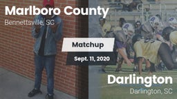 Matchup: Marlboro County vs. Darlington  2020