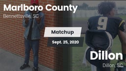 Matchup: Marlboro County vs. Dillon  2020