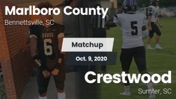 Matchup: Marlboro County vs. Crestwood  2020