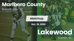Matchup: Marlboro County vs. Lakewood  2020