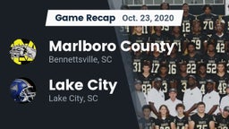 Recap: Marlboro County  vs. Lake City  2020
