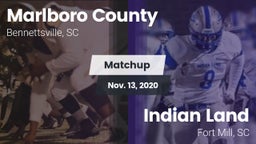 Matchup: Marlboro County vs. Indian Land  2020
