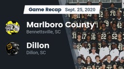 Recap: Marlboro County  vs. Dillon  2020