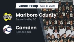 Recap: Marlboro County  vs. Camden  2021