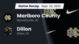 Recap: Marlboro County  vs. Dillon  2022