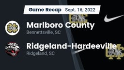 Recap: Marlboro County  vs. Ridgeland-Hardeeville 2022