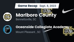 Recap: Marlboro County  vs. Oceanside Collegiate Academy 2023