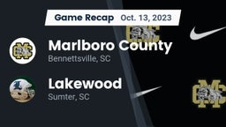 Recap: Marlboro County  vs. Lakewood  2023